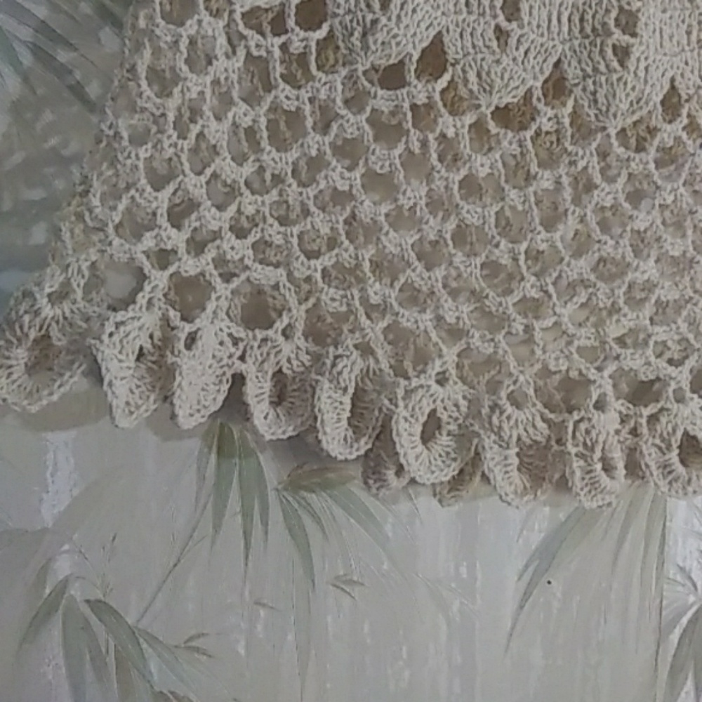 Hand made crochet! Red lace bolero - Picture 7 of 7